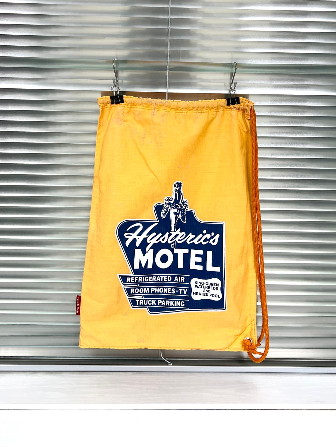 HYSTERIC GLAMOUR-DRAWSTRING BAG (Yellow) 상품이미지3