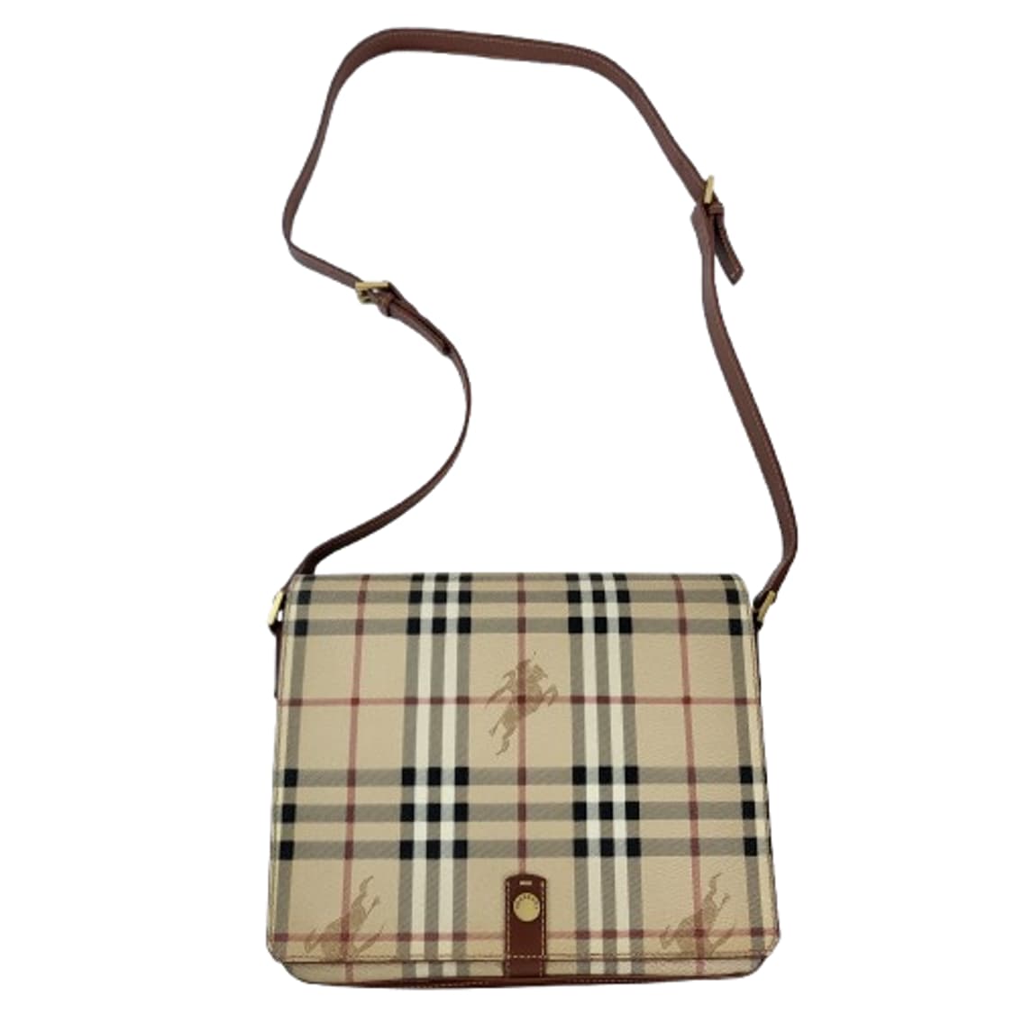 정품 버버리 헤이마켓체크 플랩 숄더/크로스백 상품이미지1