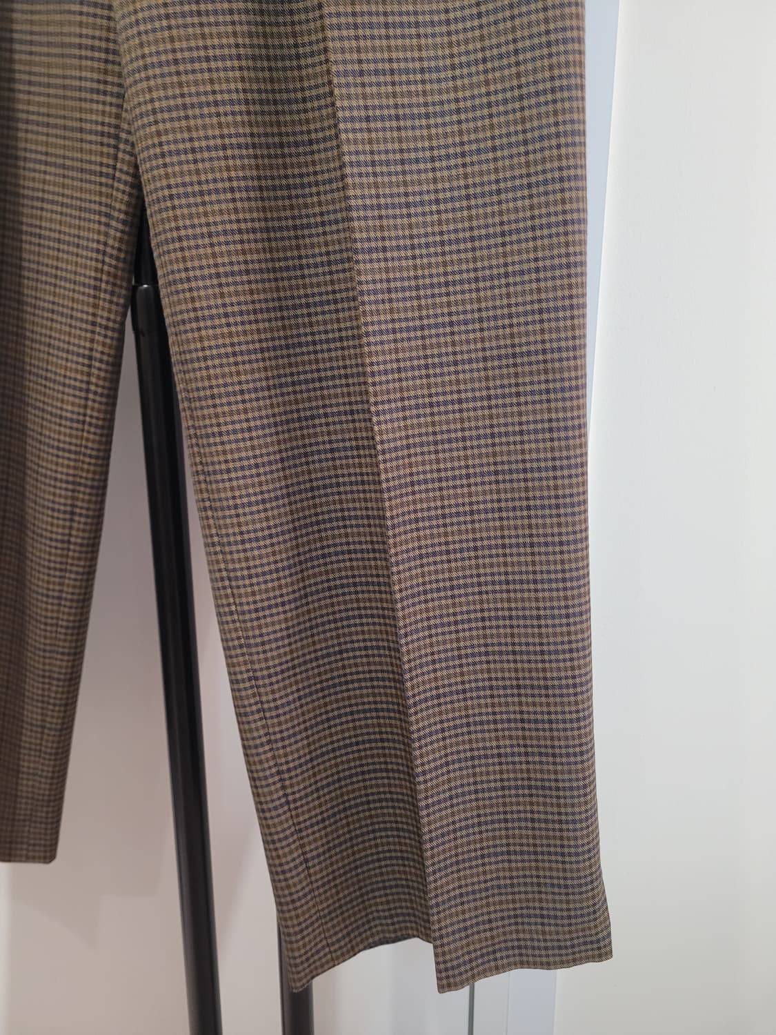 토마스모어 TC3-PT03 체크 투턱 팬츠 여성용 55반~66 상품이미지4