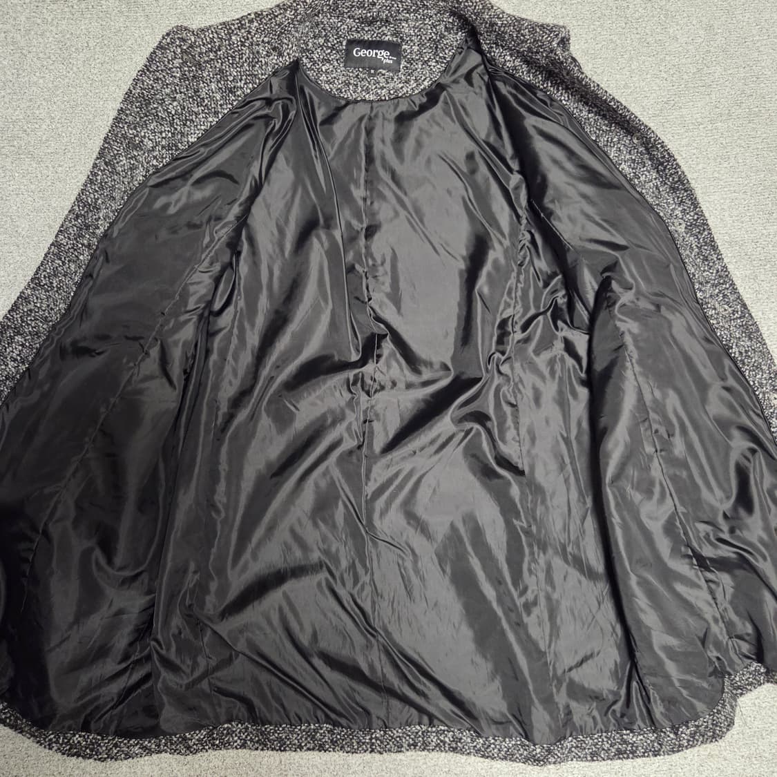 George 조지 챠콜 그레이 코트 L(100) 상품이미지5