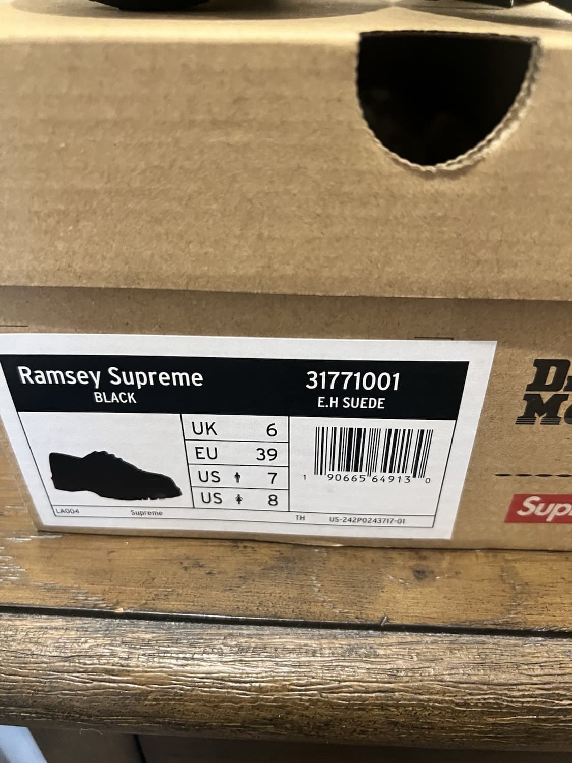 23FW 슈프림 X 닥터마틴 램지 크리퍼 상품이미지7