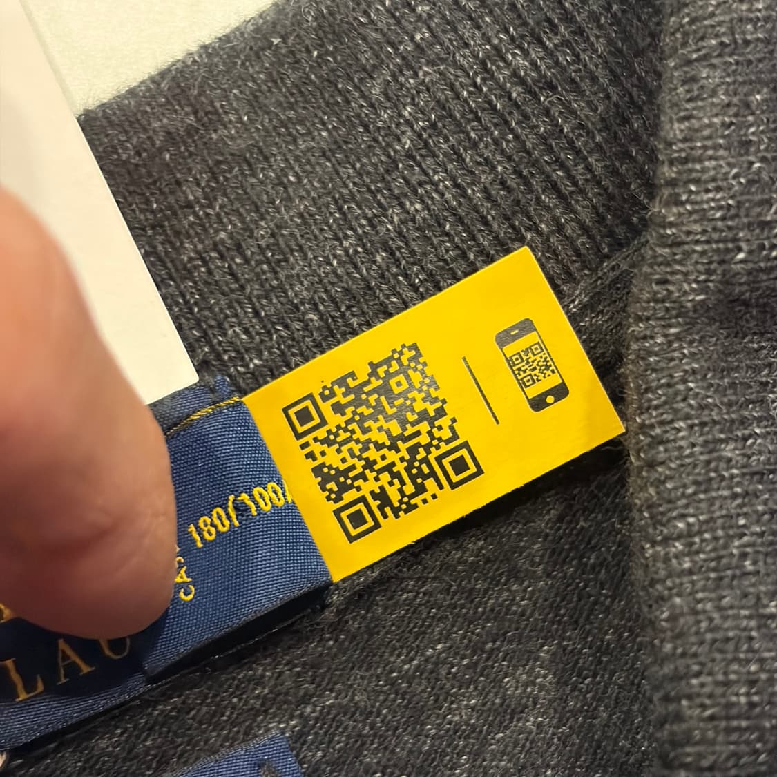 [L] 폴로 랄프로렌 신형 큐알 차콜 그레이 반팔 폴로티 C670 상품이미지5