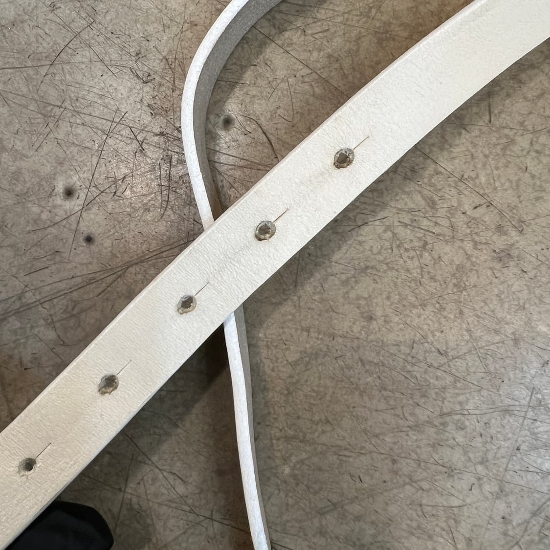 디젤 해머드 실버 버클 벨트 상품이미지8