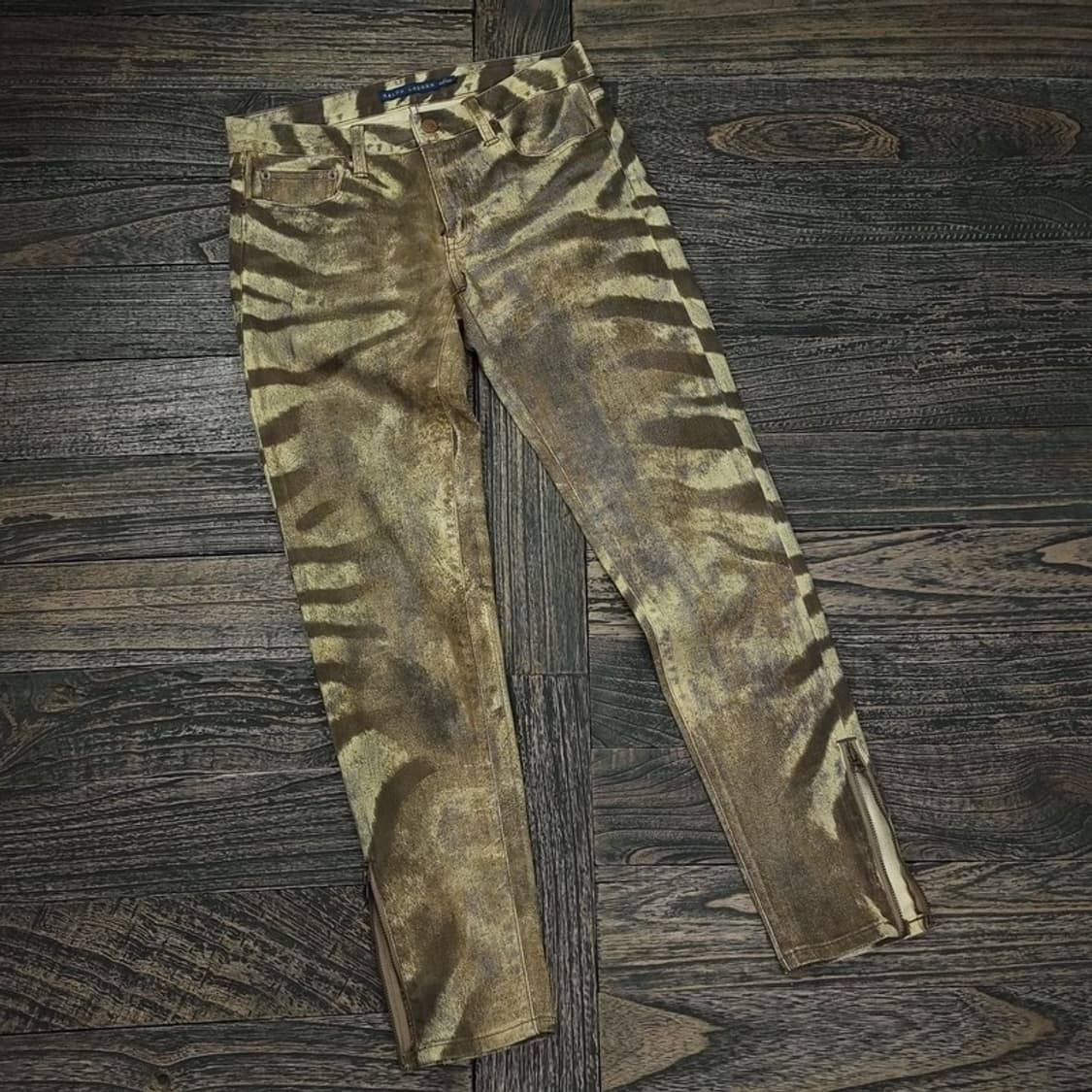 [랄프로렌] 타이거 호랑이 패턴 슬림핏 팬츠 M17070 상품이미지1