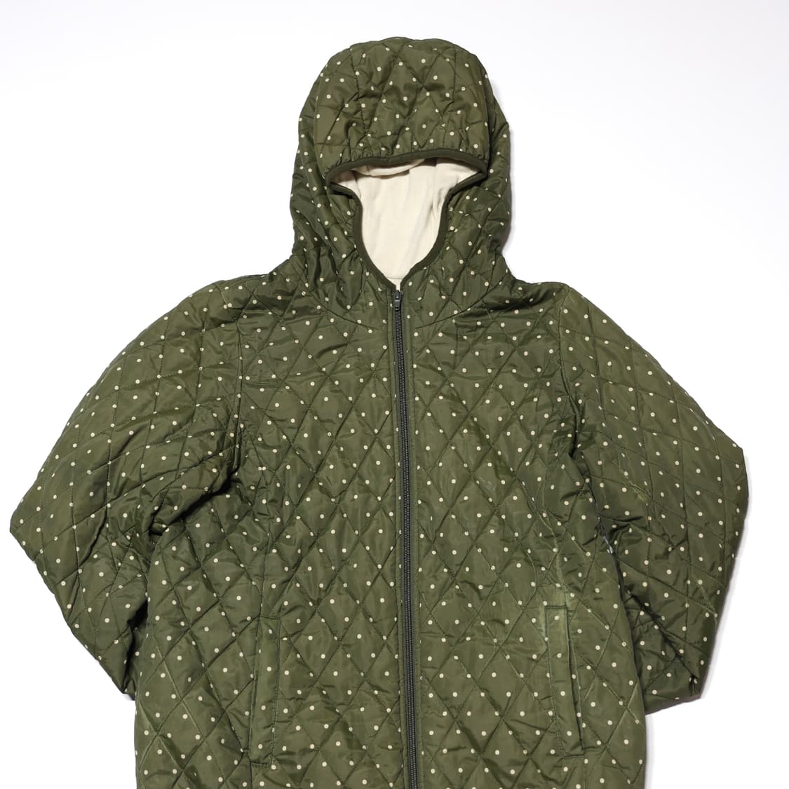 [JPN Dot quilted hood jacket 상품이미지1
