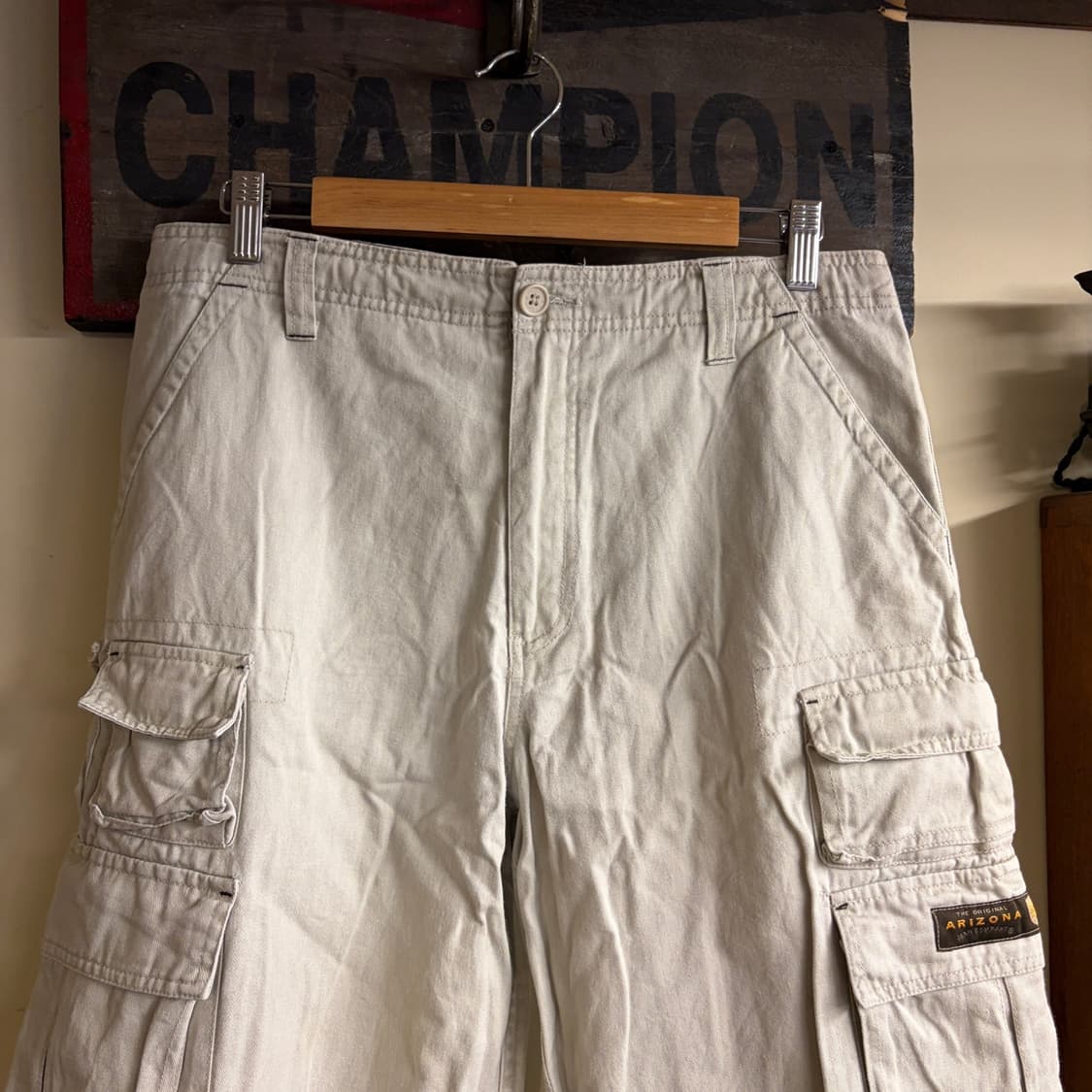 Arizona Cargo Shorts White 32 Size 26050 상품이미지2