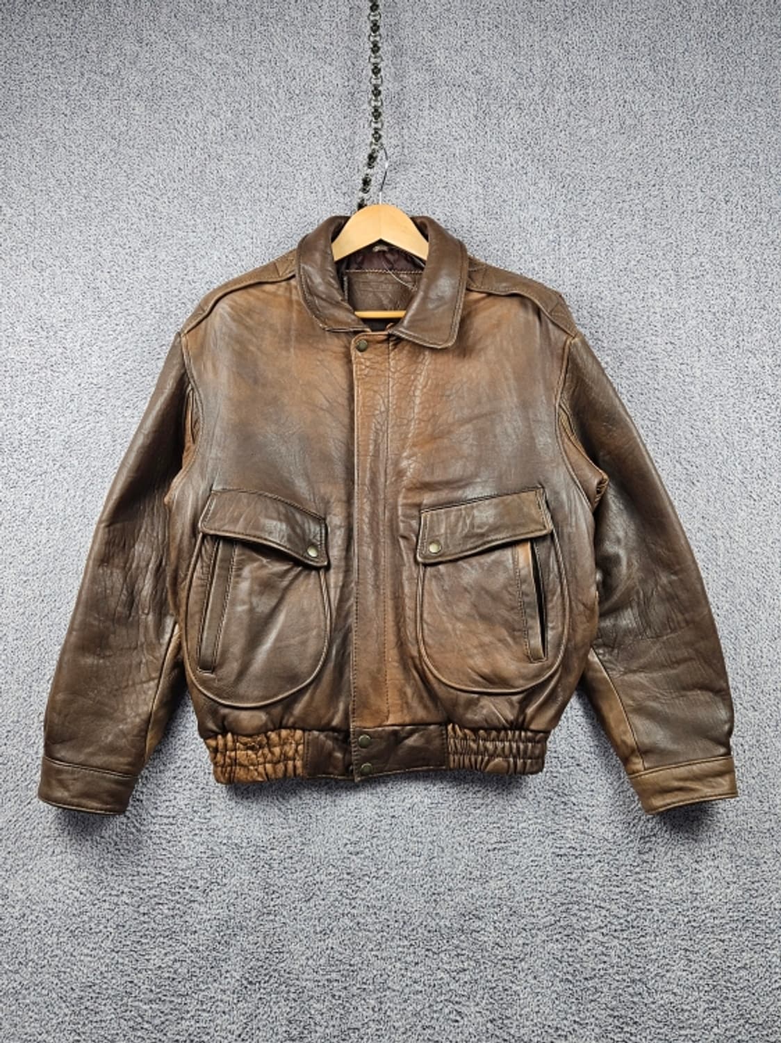 90's SHEEP SKIN A-2 플라이트 자켓 ( L )/ 10654 상품이미지1