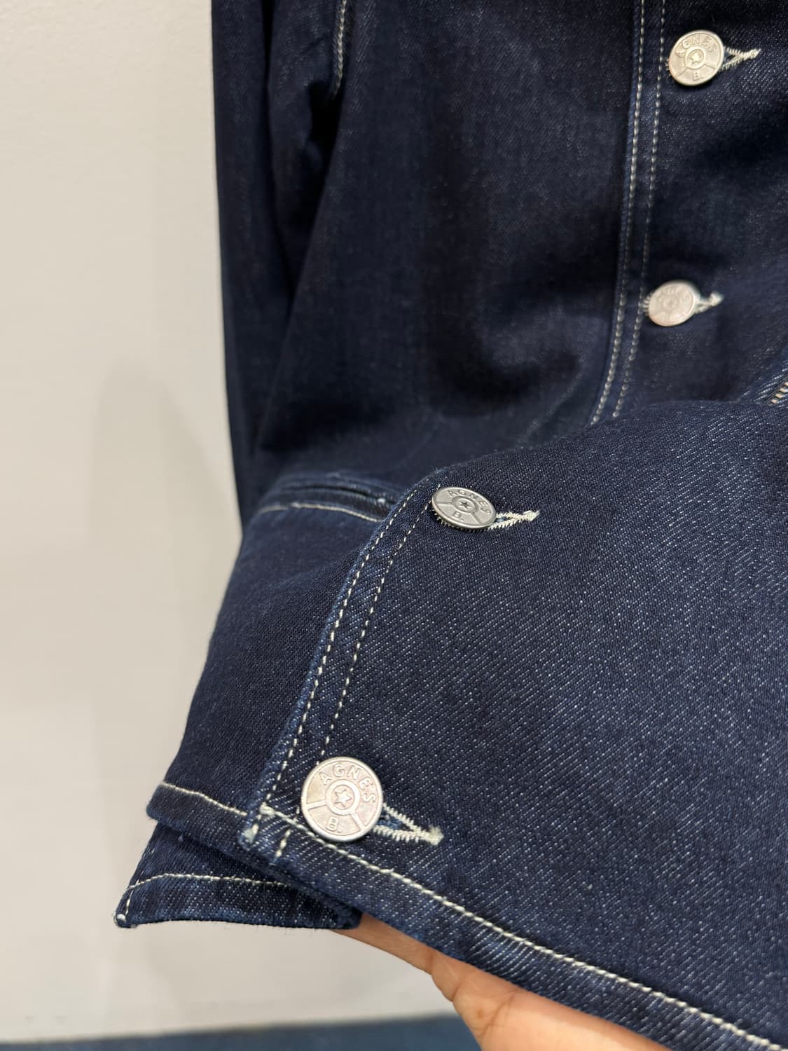 아네스베 스티치 데님자켓 상품이미지3