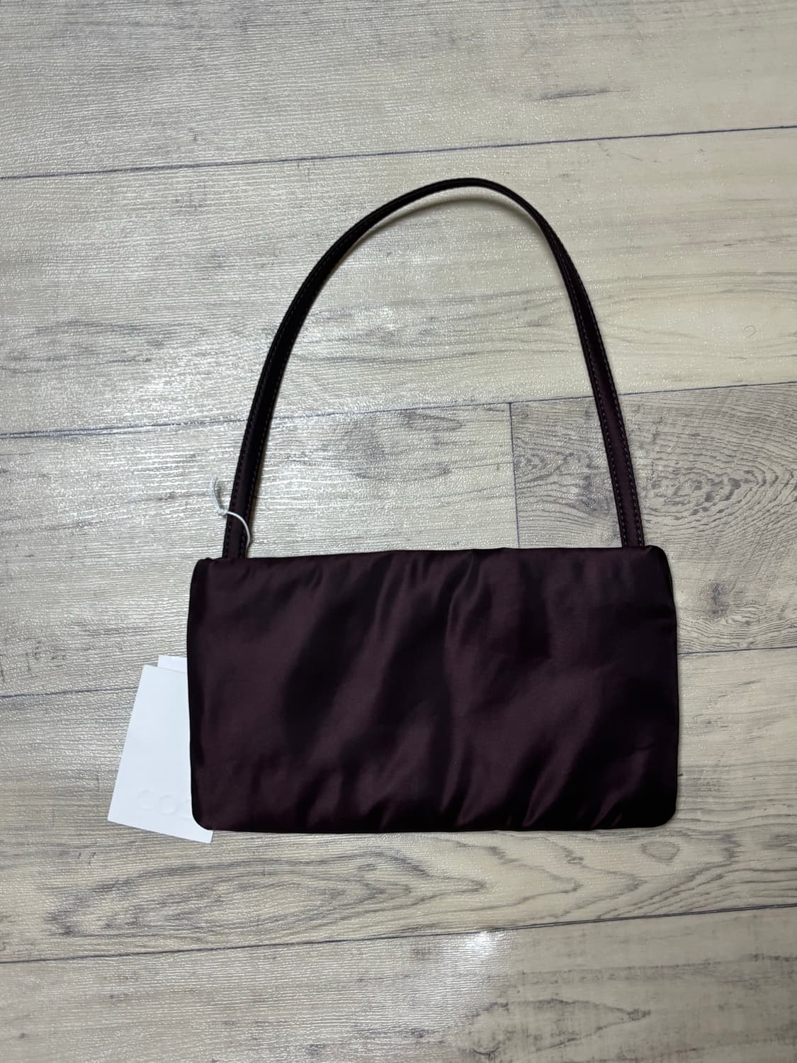 새상품)코스 archive 숄더백 나일론 다크브라운 상품이미지2