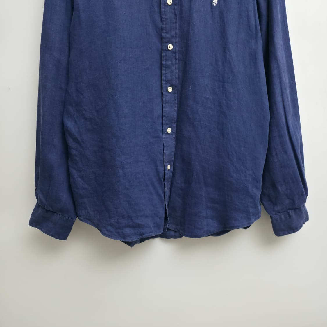 [M] 폴로 랄프로렌 네이비 린넨 셔츠 상품이미지3