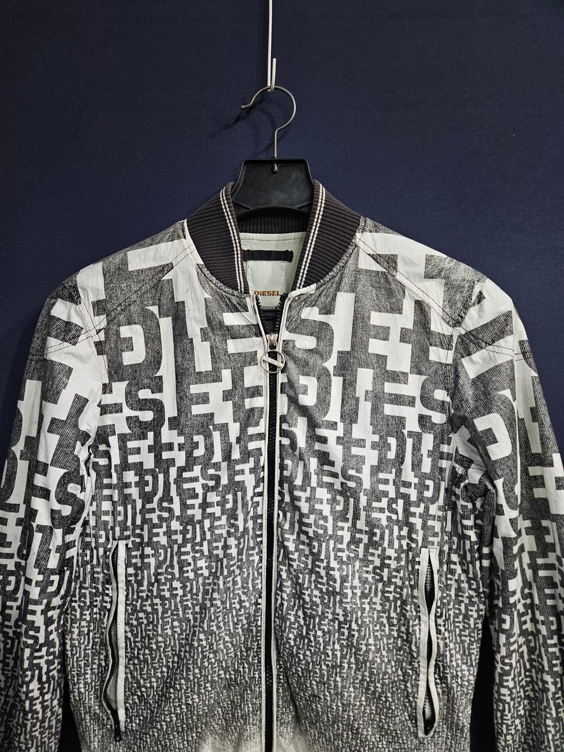 디젤 문양 남성 슬림핏 95 숏자켓  상품이미지7