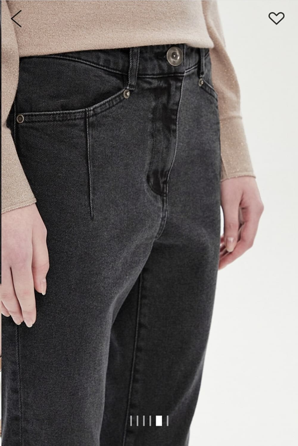 타임 스트레이트 데님 팬츠 55사이즈 상품이미지5