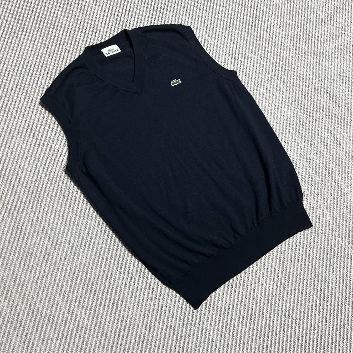 [S] Lacoste 라코스테 네이비 니트조끼 상품이미지2