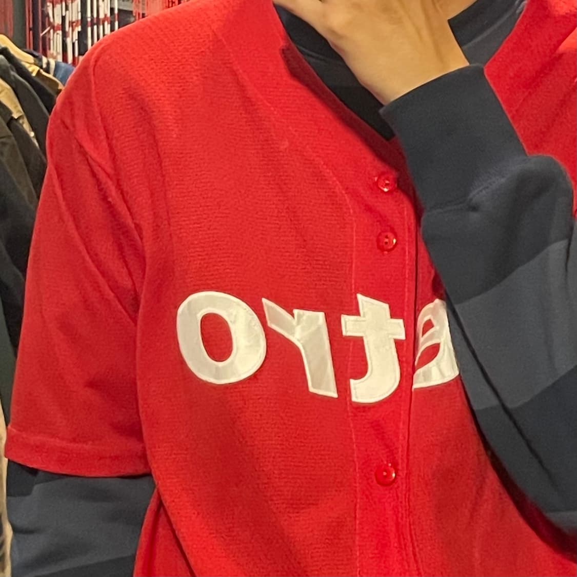 [IM] metro 레드 야구 반팔져지 상품이미지6