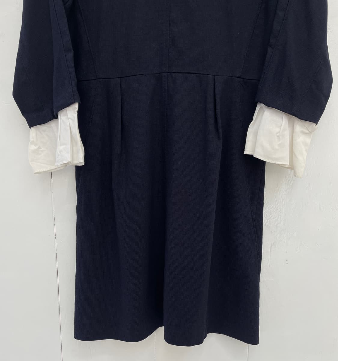 씨씨콜렉트 소매 배색 플레어 원피스 상품이미지8