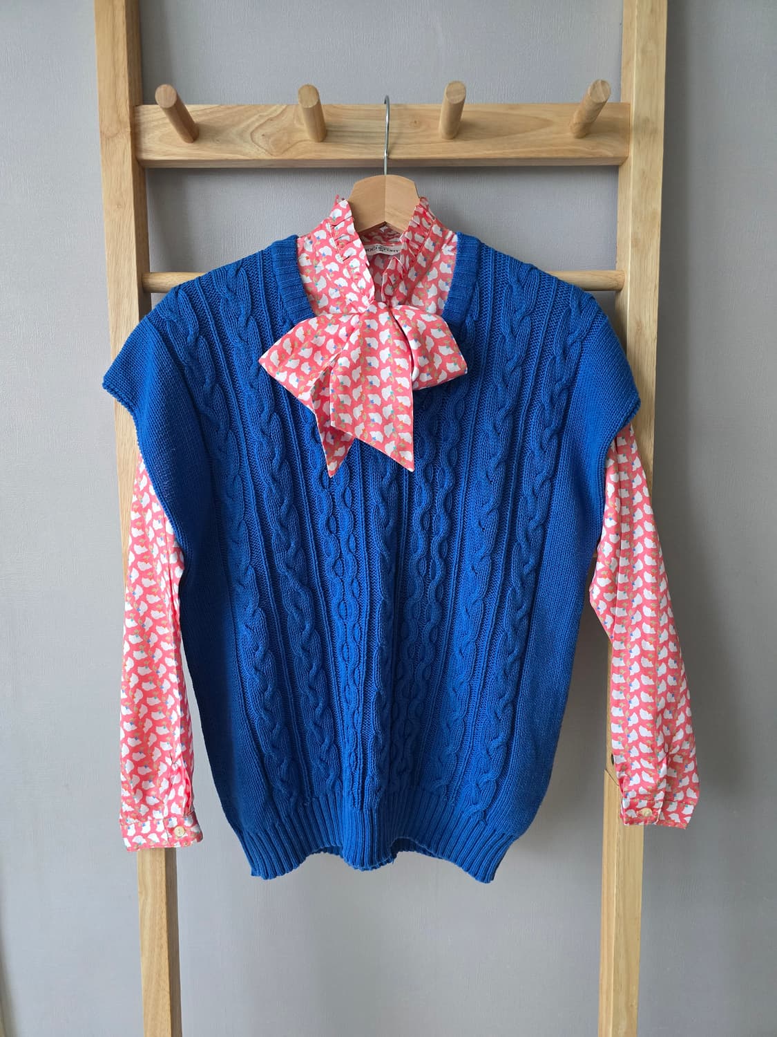 영국령 버뮤다 빈티지 Flatts Sportswear 코튼 케이블 니트 상품이미지6