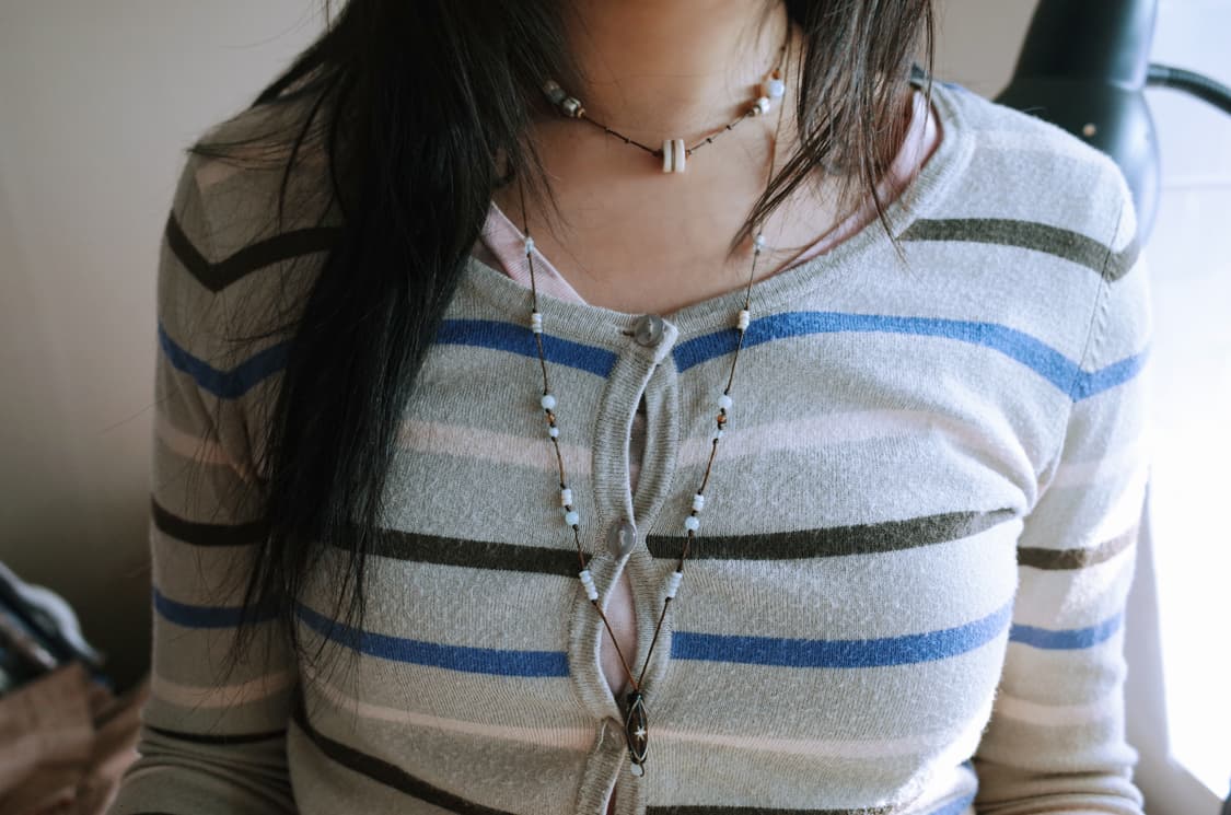 (only one) mint round cracker necklace 상품이미지4