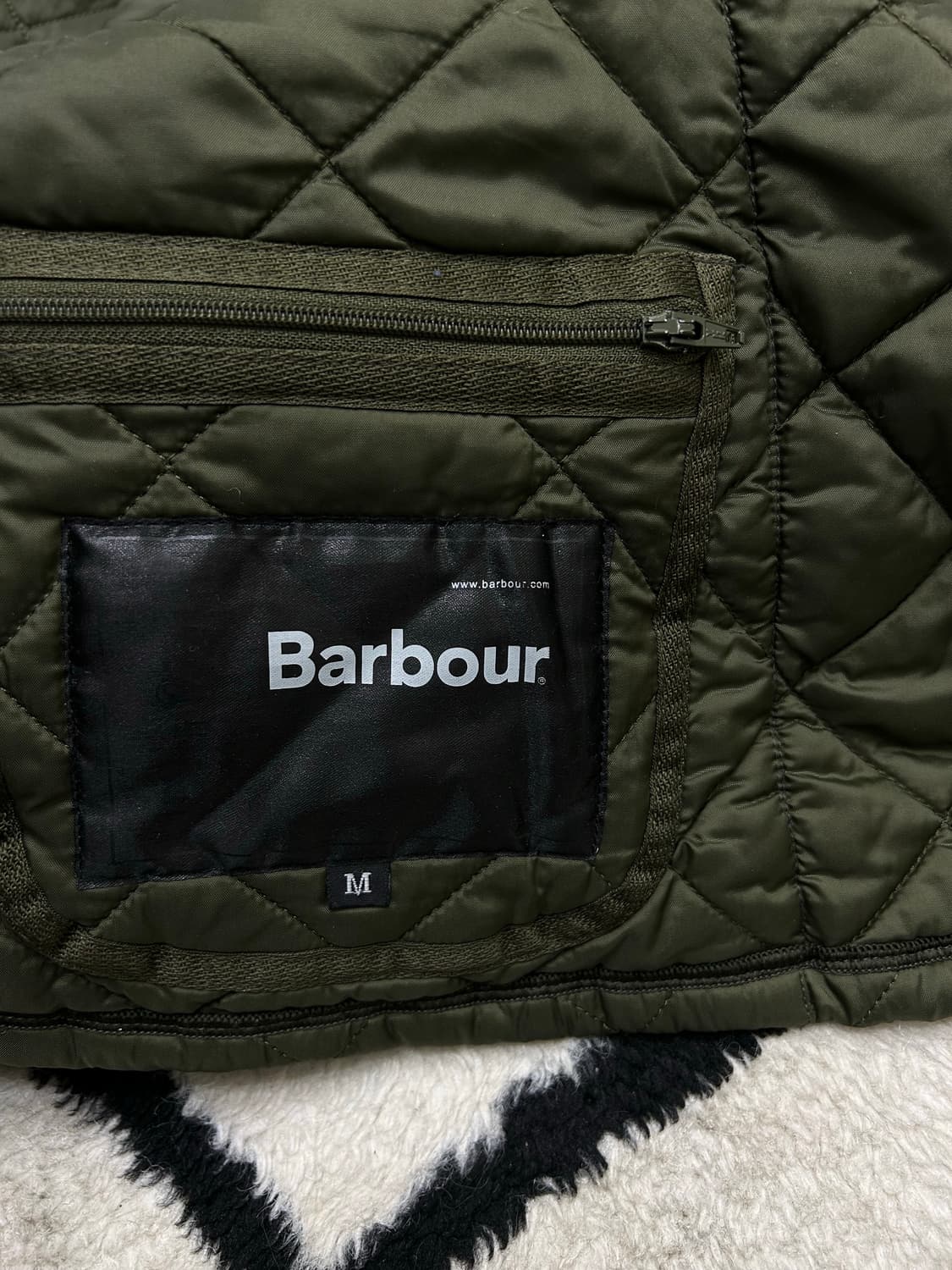 [M]바버 헤리티지 리데스데일 퀄팅자켓/카키 상품이미지5