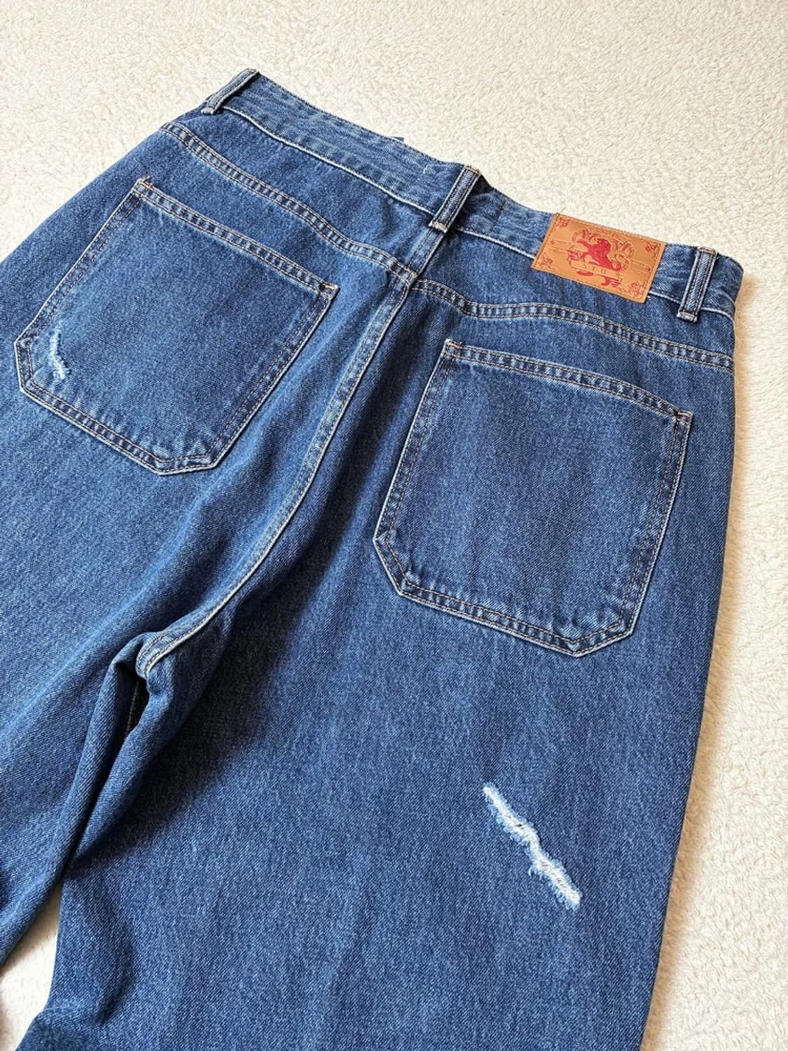 STU 22ss 디스트로이드 데님 팬츠 PN7354 상품이미지6