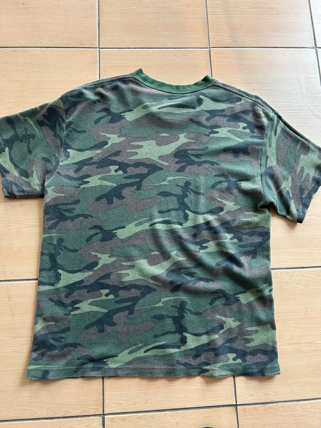 90’s Woodland camo waffle Tee 상품이미지4