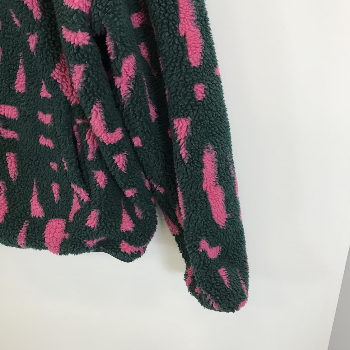 자라 패턴 쉐르파 플리스점퍼 [L-XL] 상품이미지3