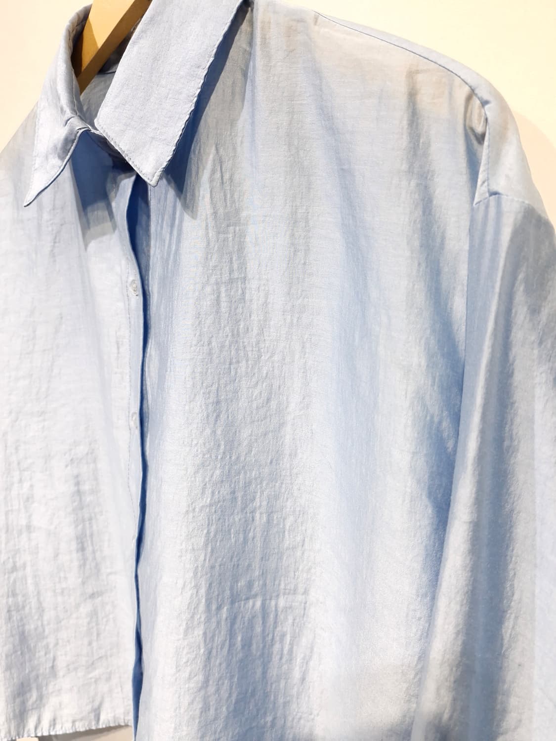 THE ILMA 더일마 씨스루 크롭 셔츠 상품이미지4