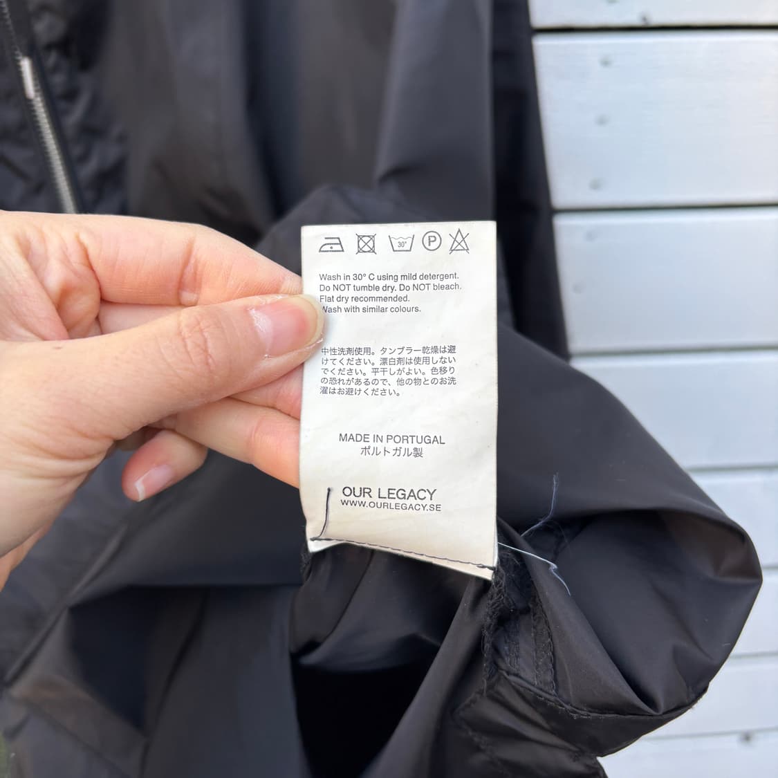 Our Legacy 아워레가시 스플래쉬 나일론 자켓 상품이미지10