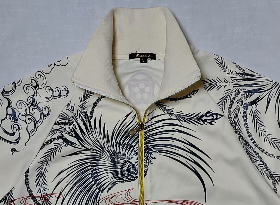 [L/100] Macalester 프린트 반팔 집업 - 스카잔 감성 상품이미지2