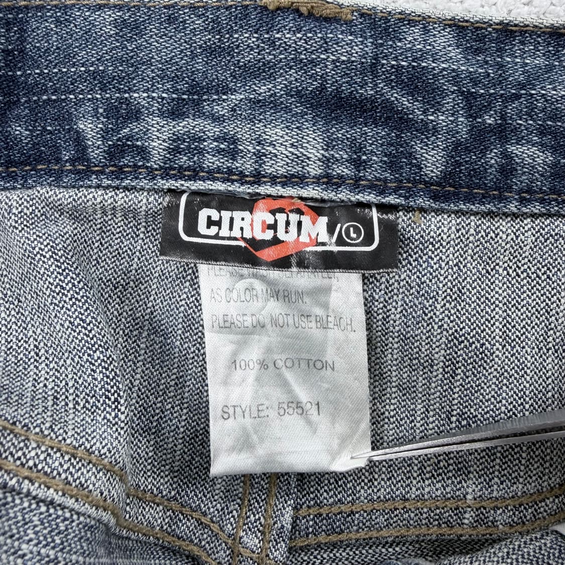 Circum 중청 워싱 루즈핏 데님 상품이미지6