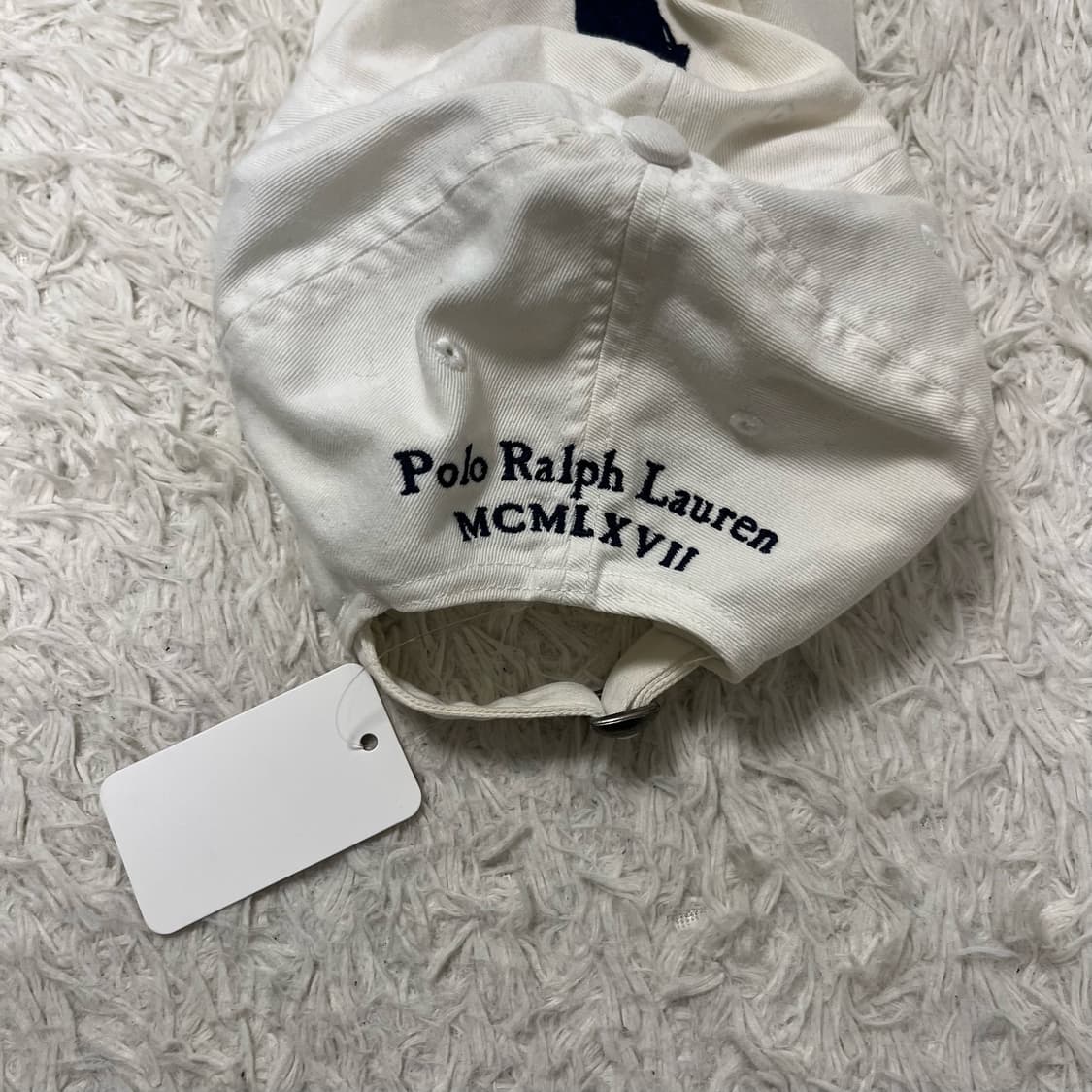Polo big pony white ball cap 상품이미지3