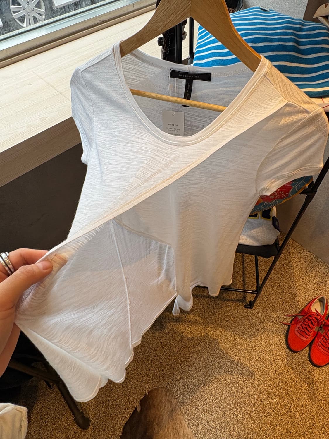 White layered tee 상품이미지4