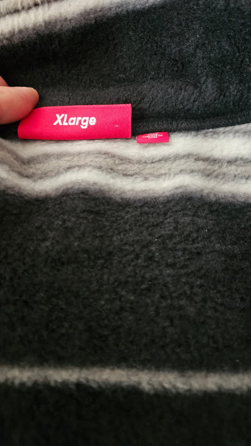 슈프림 스트라이프 플리스 집업 자켓 상품이미지4