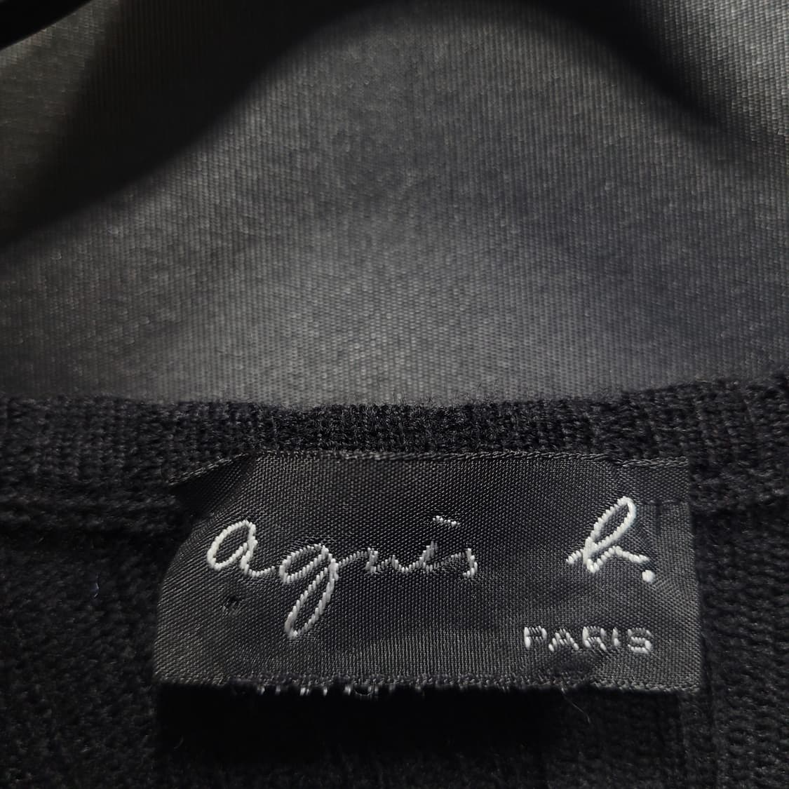 Agnes b 아네스베 프랑스 블랙 울니트  상품이미지4