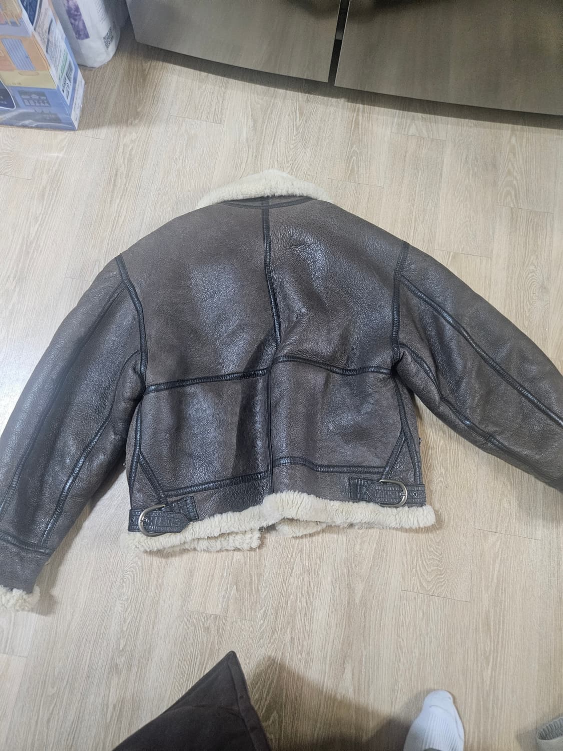 B3양가죽 무스탕 100 상품이미지7