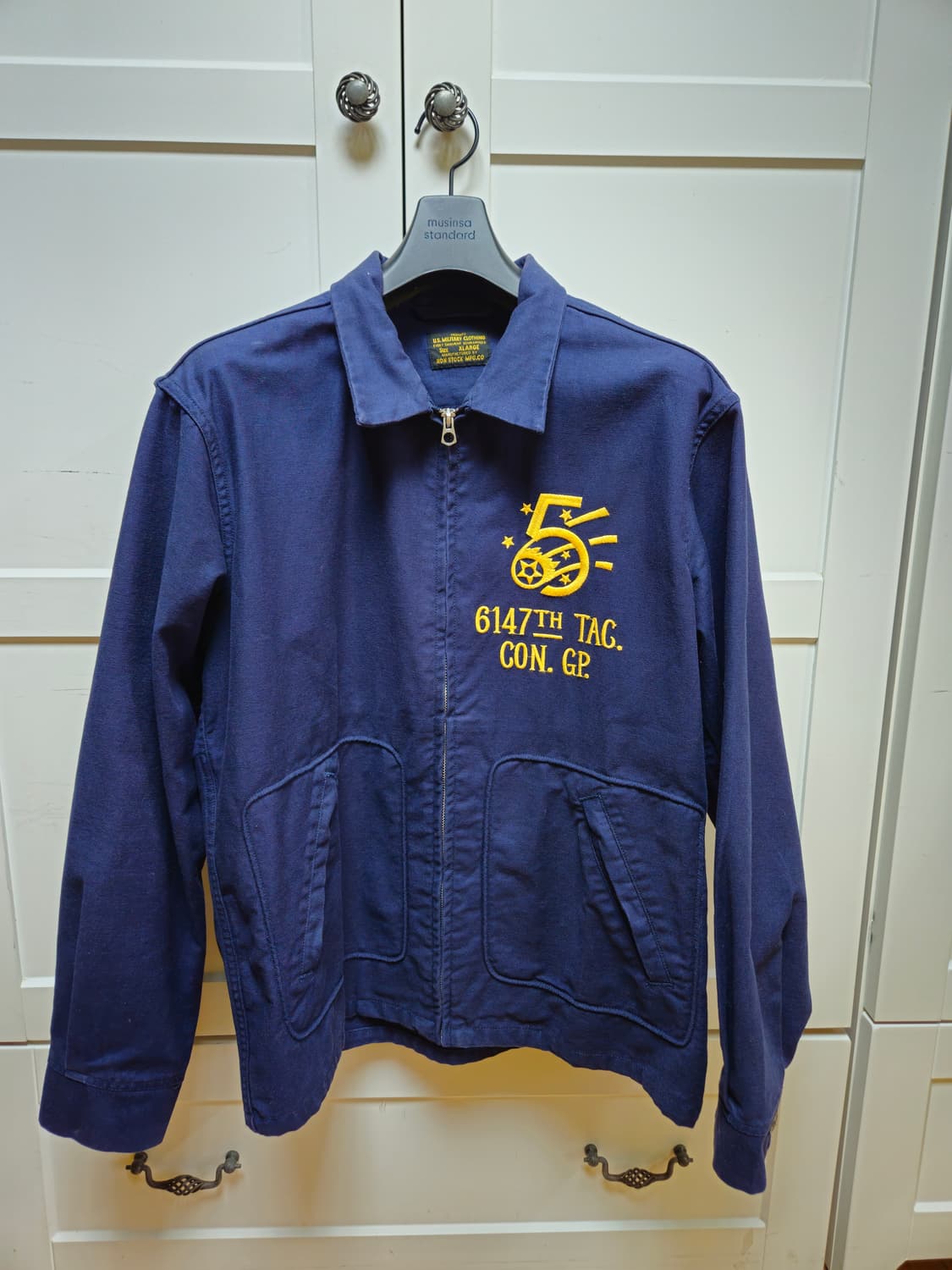 브론슨 논스탁 한국전쟁 6147 전술항공통제단 모스키토 클럽 자켓 XL 상품이미지1