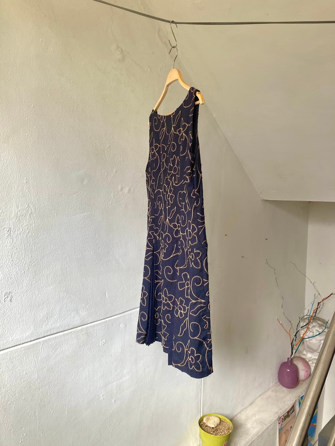 플리츠 디테일 플라워 원피스 상품이미지8