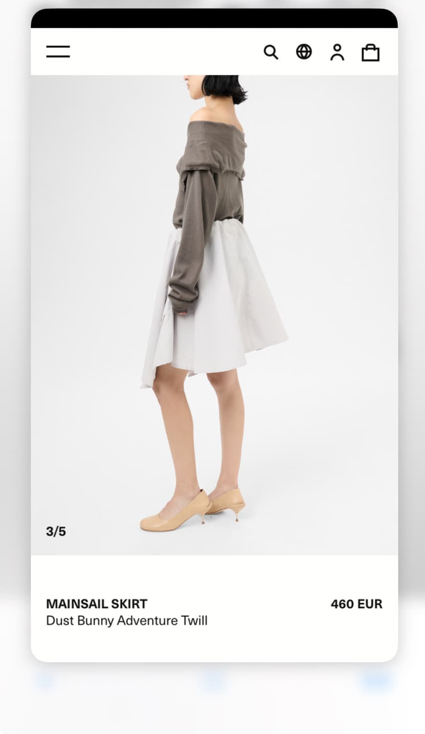 (새상품) 아워레가시  mainsail skirt 36사이즈 상품이미지2
