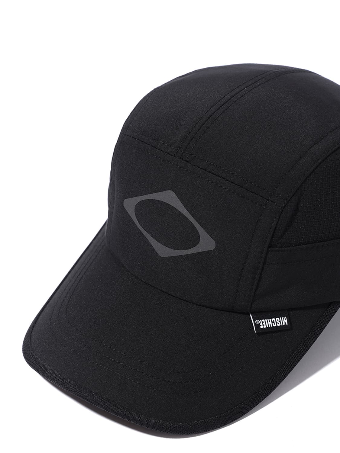 RHOMBUS RUNNING CAP-BLACK 상품이미지1