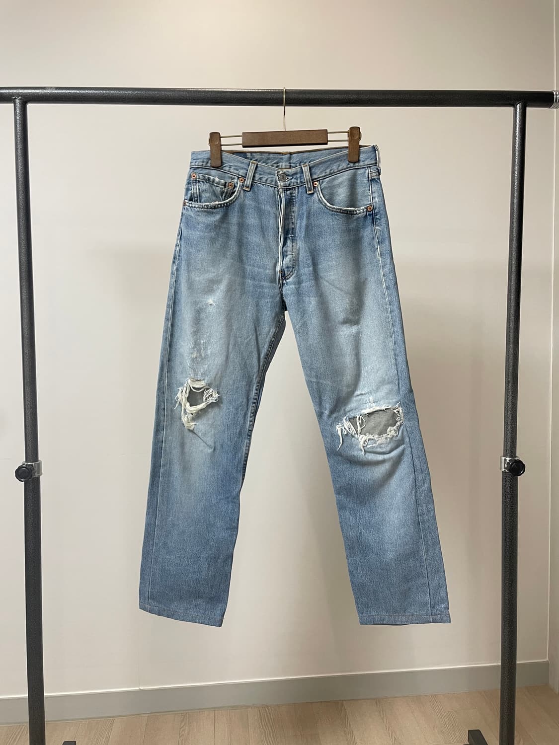 (30) Levis501 리바이스501 usa 디스트로이드 데님팬츠 상품이미지1