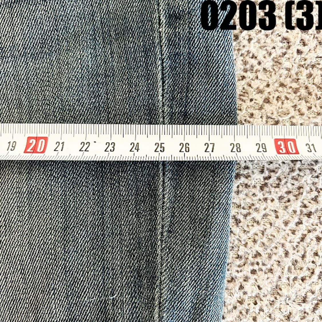 [W30L32] 리바이스 511 워싱 일자핏 데님 팬츠 청바지 상품이미지8