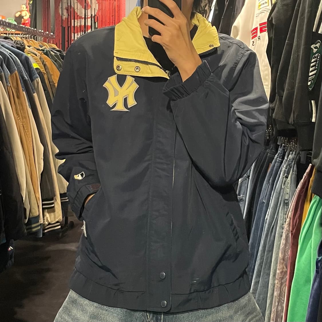 [IM]WWS x New York YANKEES 뉴욕 양키스 네이비 바막 상품이미지2