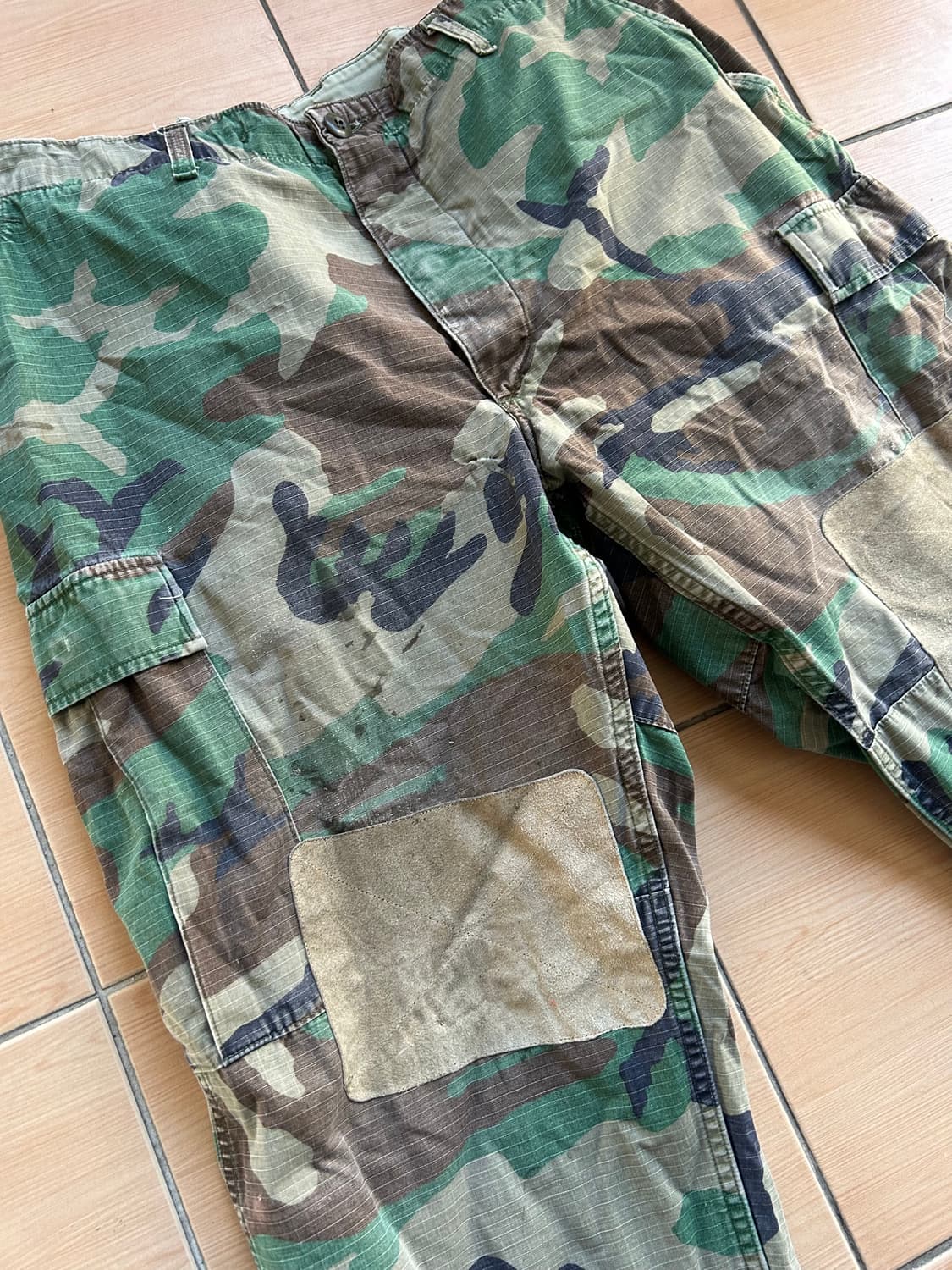 90’s U.S army 리페어 우드랜드BDU팬츠 상품이미지2