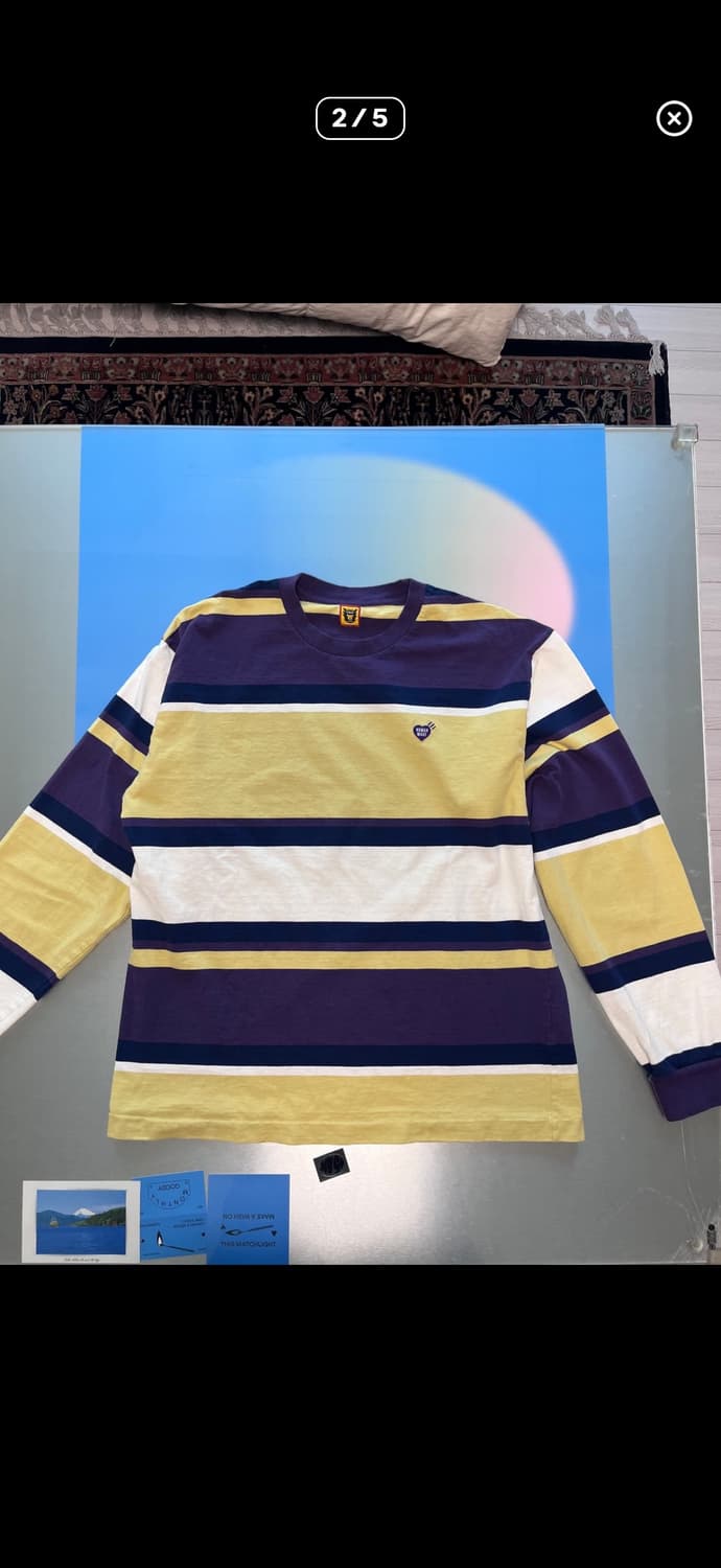 휴먼메이드 human made 스트라이프 긴팔티셔츠 상품이미지2