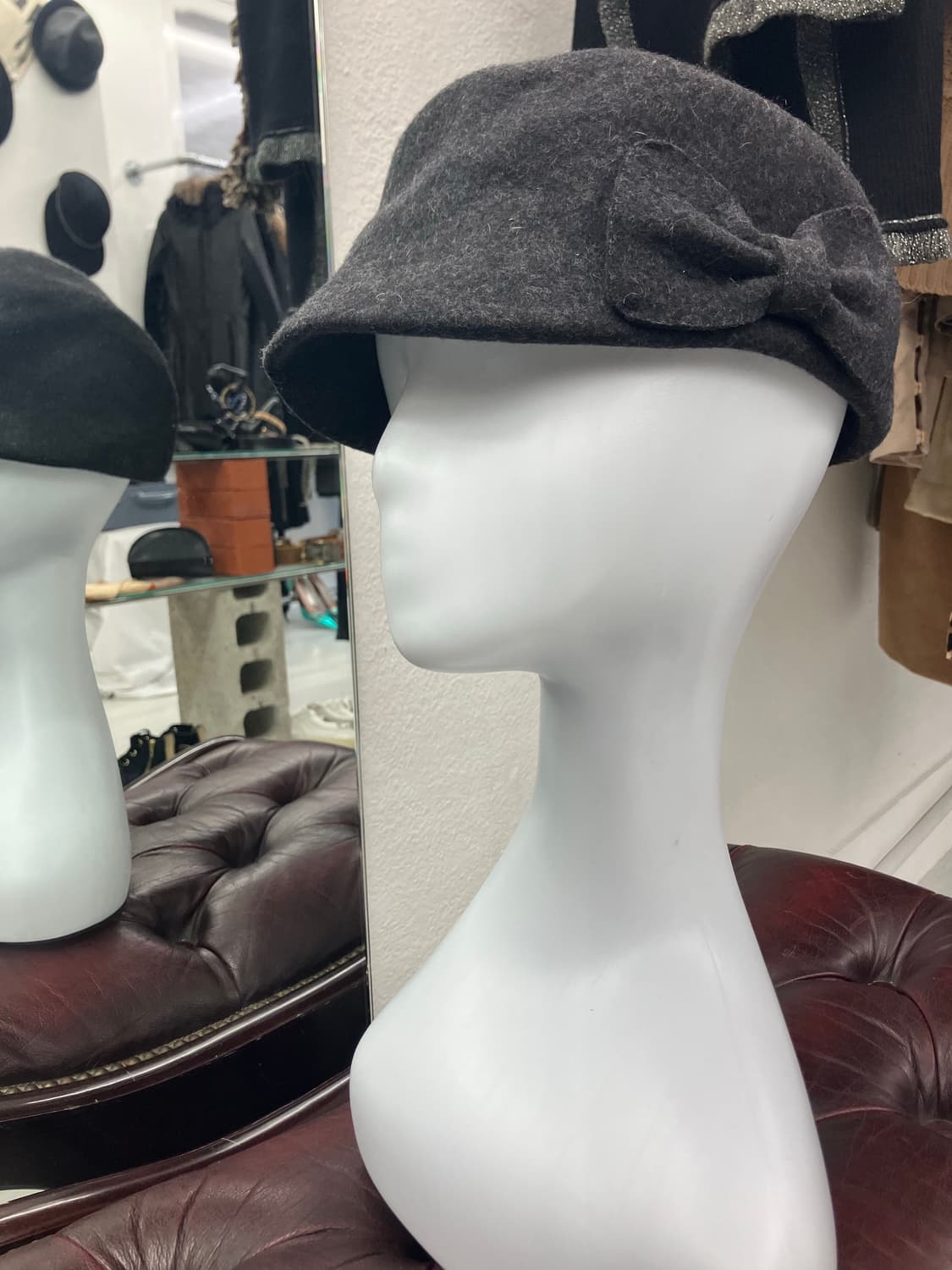 리본 울 리딩캡 상품이미지3