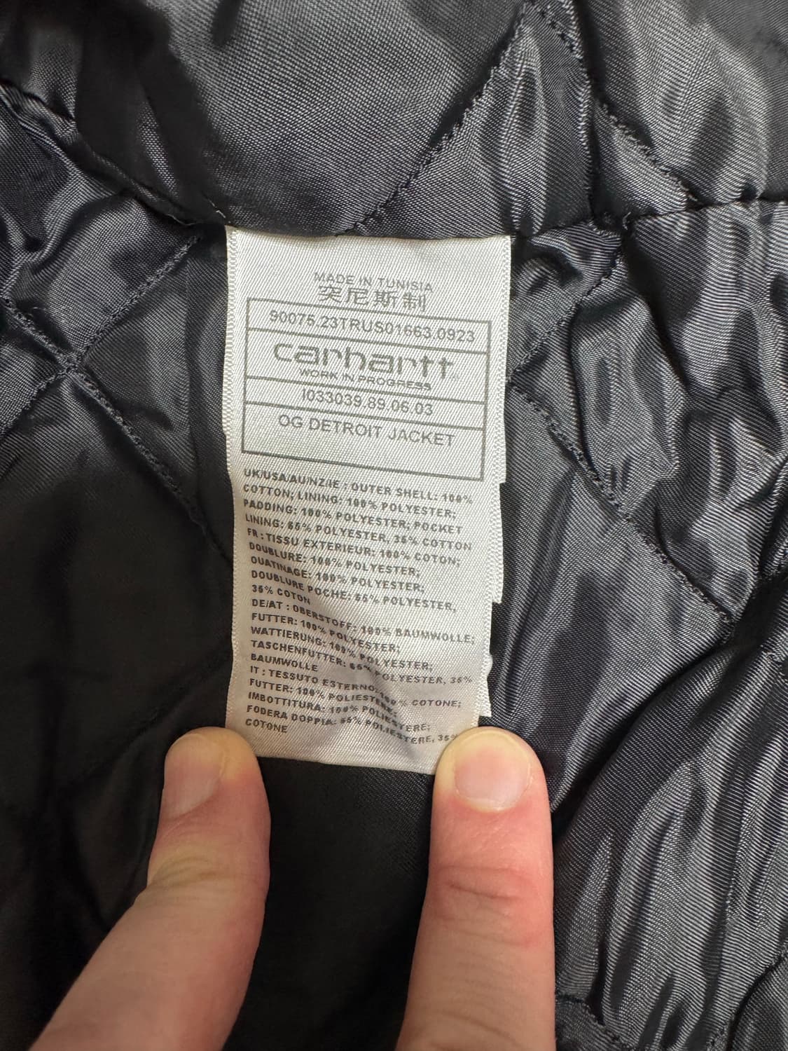 칼하트 WIP 노르코 데님 OG 디트로이트 자켓(I033039-89-06 상품이미지5