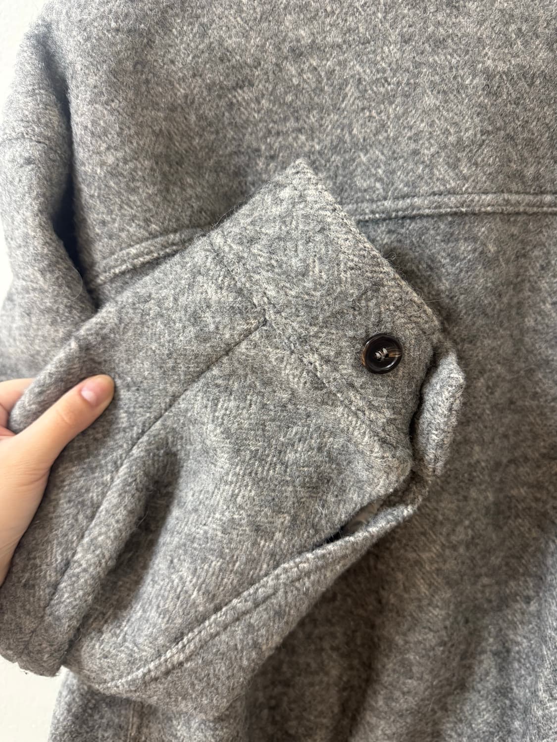 파사드패턴 미니멀 헤링본 블루종 (M) 상품이미지6