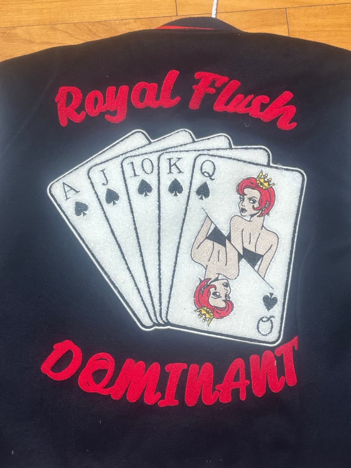 [새상품/M] 도미넌트 로얄 플러시 바시티 자켓 (사이즈 미스 방출) 상품이미지1