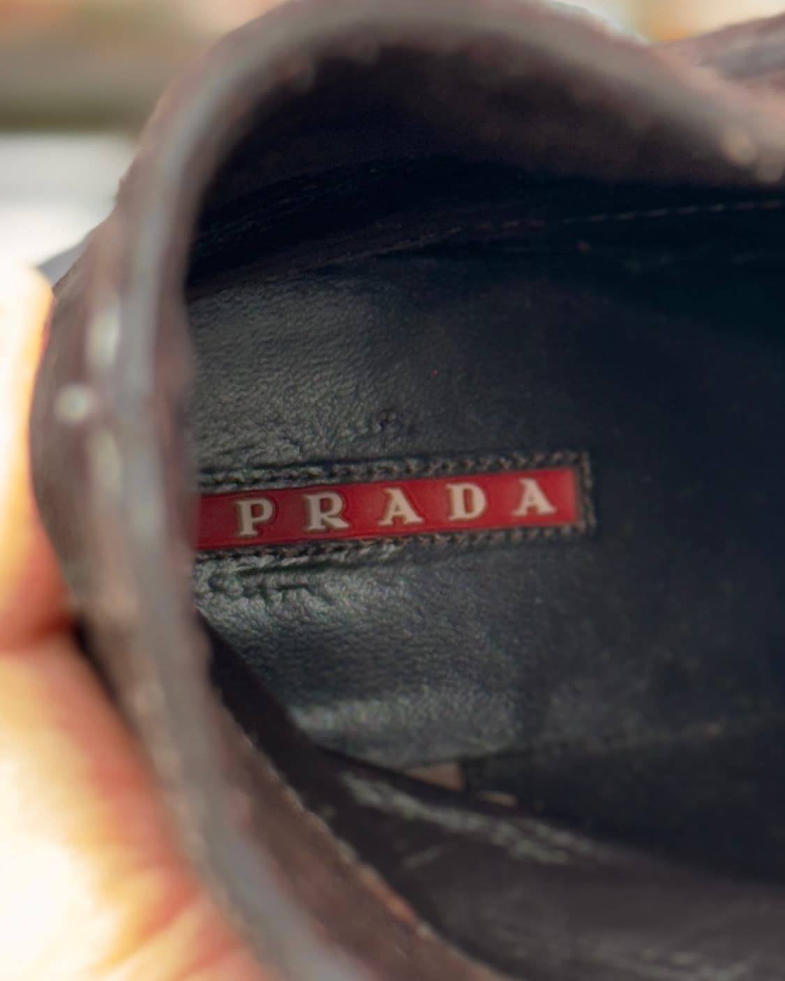 225-230 ) PRADA SPORT Waxed Suede Boots 상품이미지6