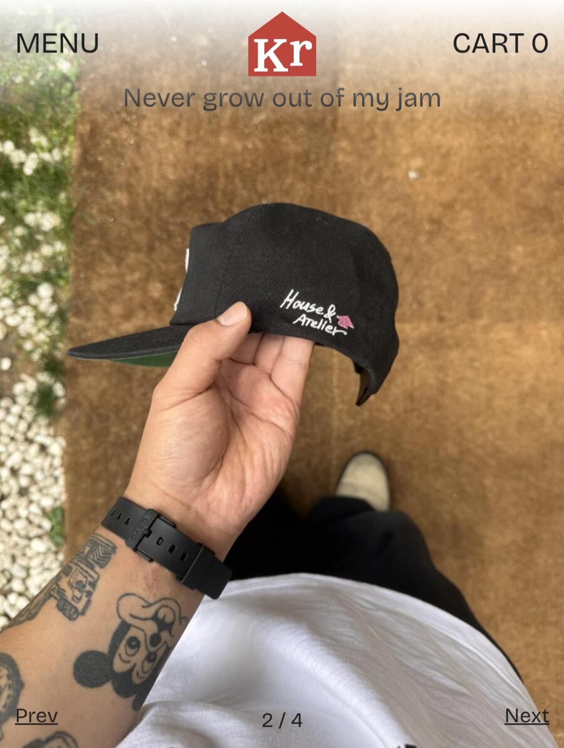 크래커하우스 볼캡 모자 블랙 상품이미지2