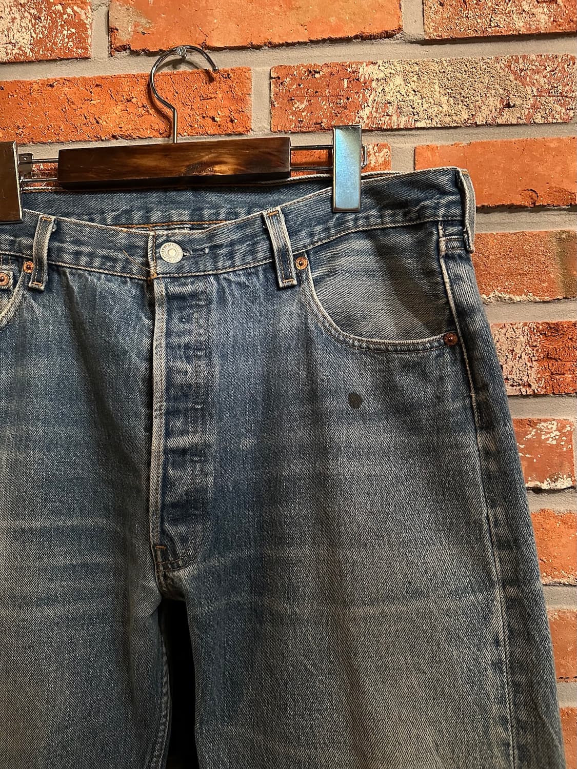 90s USA 빈티지 리바이스 501 데님 팬츠 상품이미지5